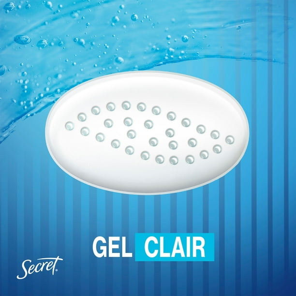 Secret Outlast Sweat & Odor Clear Gel Women's Antiperspirant Deodorant, Completely Clean Scent, 73 grams