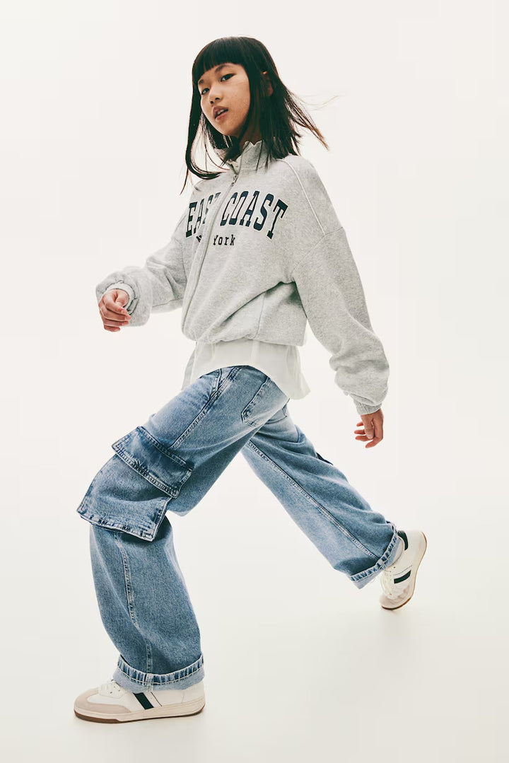 H&M Denim Cargo Pants