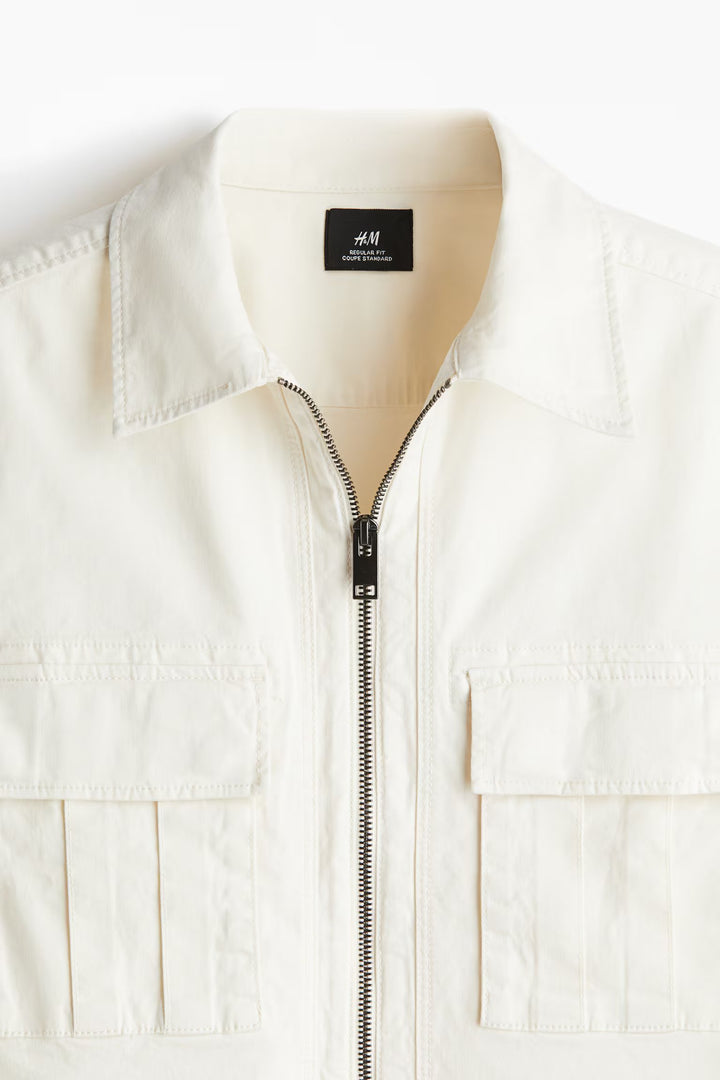 H&M Regular-Fit Twill Overshirt