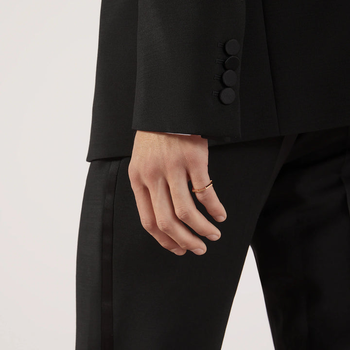 GUCCI LINK TO LOVE MIRRORED RING