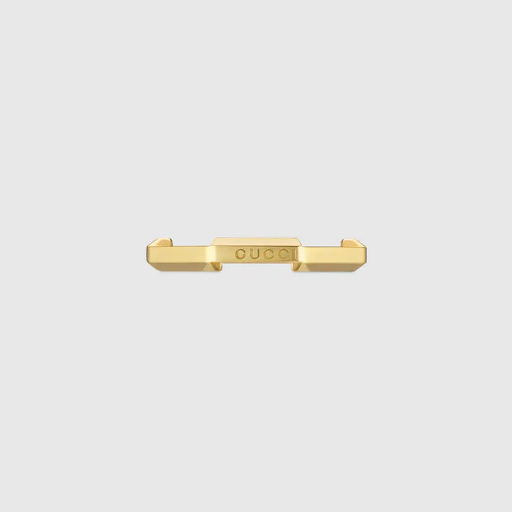 GUCCI LINK TO LOVE MIRRORED RING