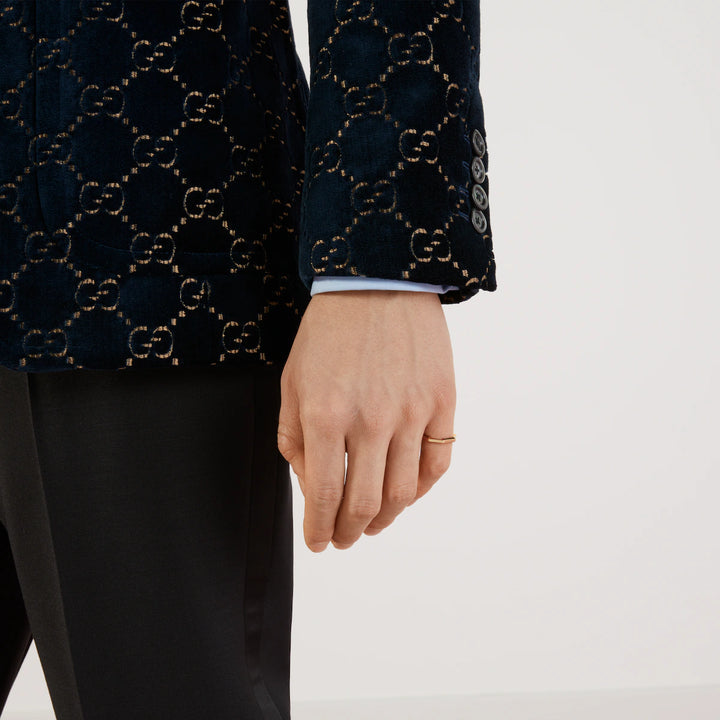 GUCCI LINK TO LOVE MIRRORED RING