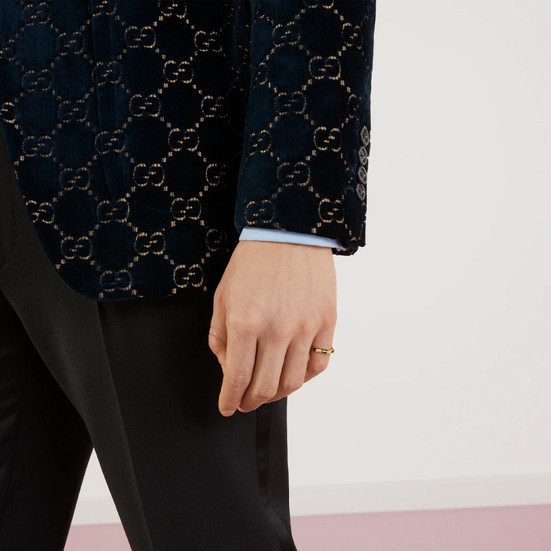 GUCCI LINK TO LOVE TOURMALINE RING
