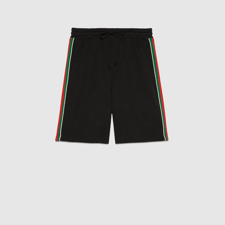 GUCCI GG JACQUARD JERSEY BERMUDA SHORT