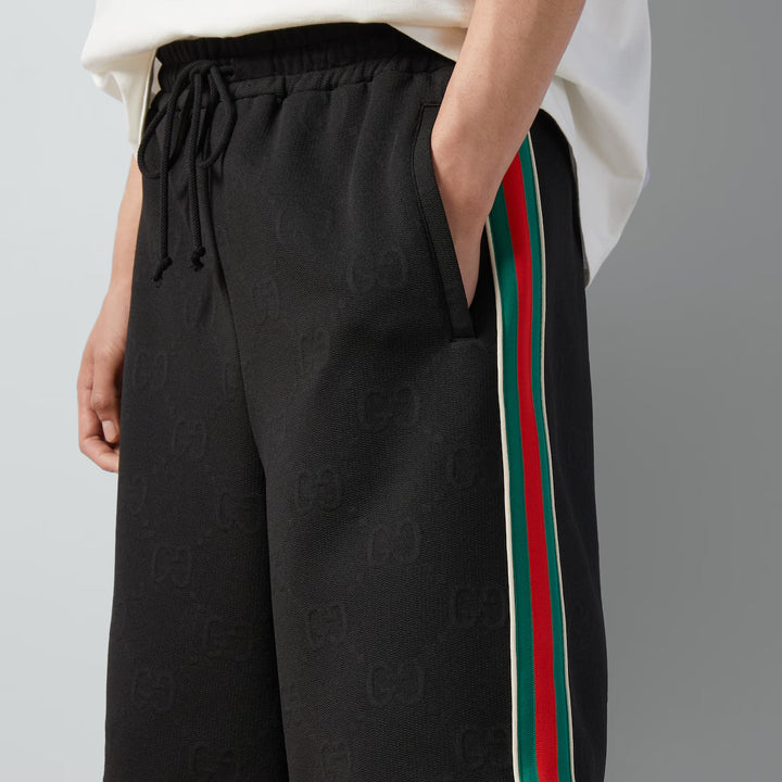 GUCCI GG JACQUARD JERSEY BERMUDA SHORT