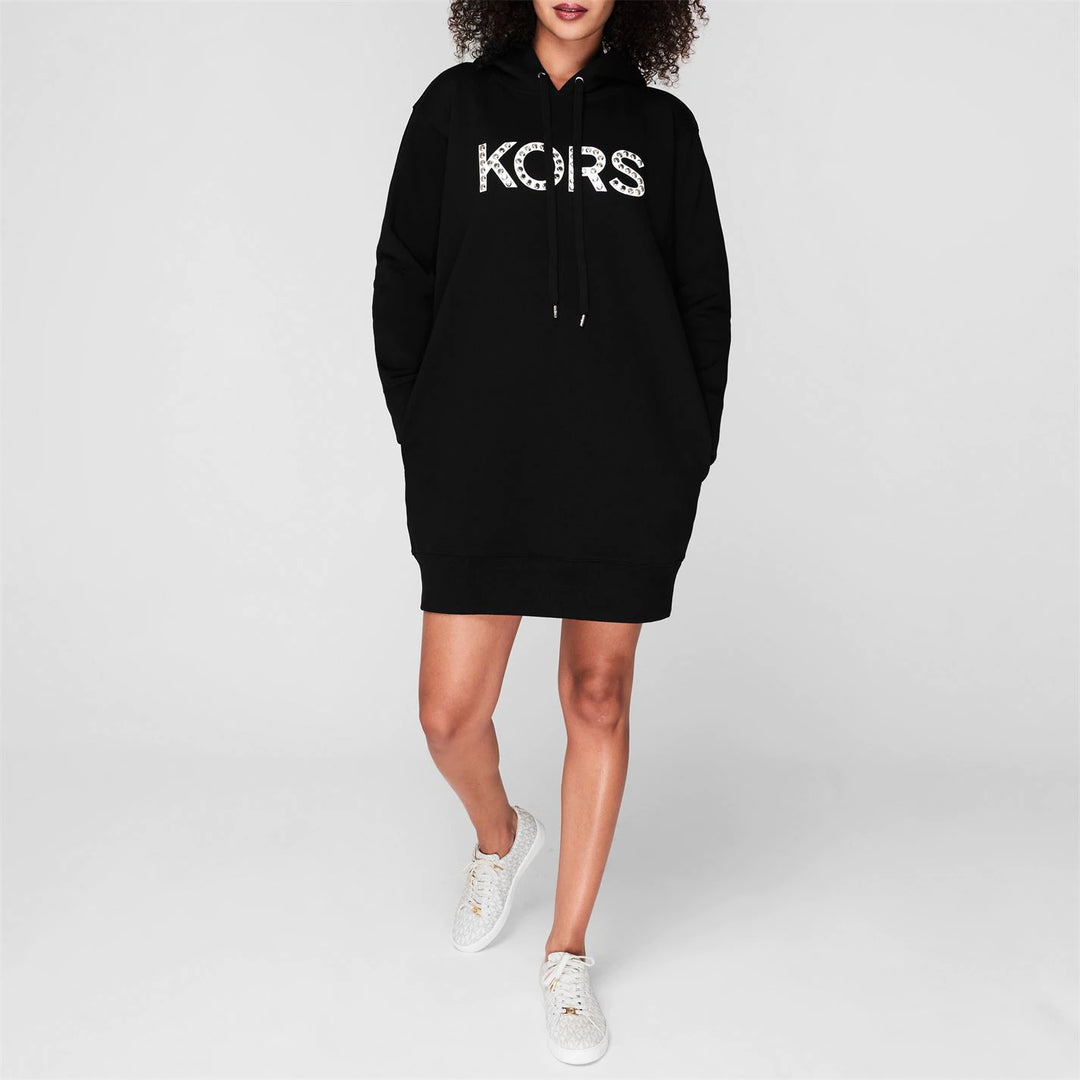 MICHAEL Michael Kors Embossed Logo Sweater Dress