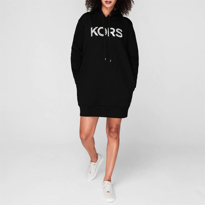 MICHAEL Michael Kors Embossed Logo Sweater Dress