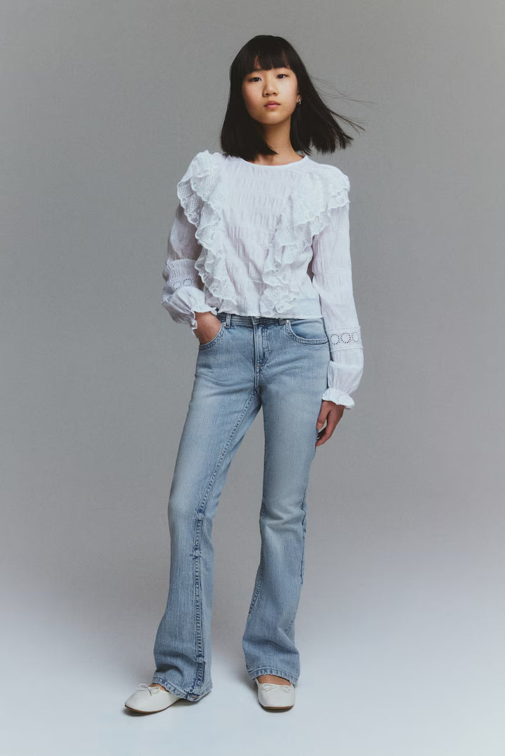 H&M Flared Leg Low Jeans