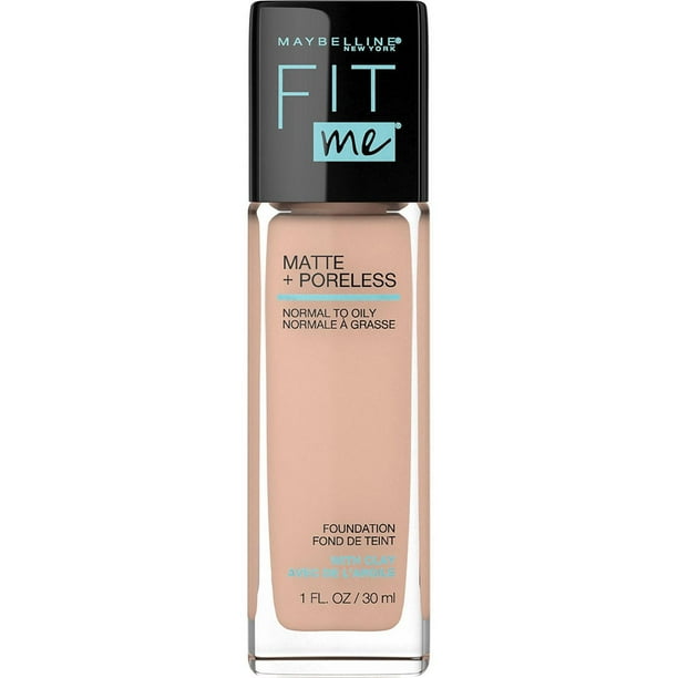 Maybelline New York Fit Me®, Matte + Poreless Liquid Foundation, Fit Me Matte + Poreless Foundation