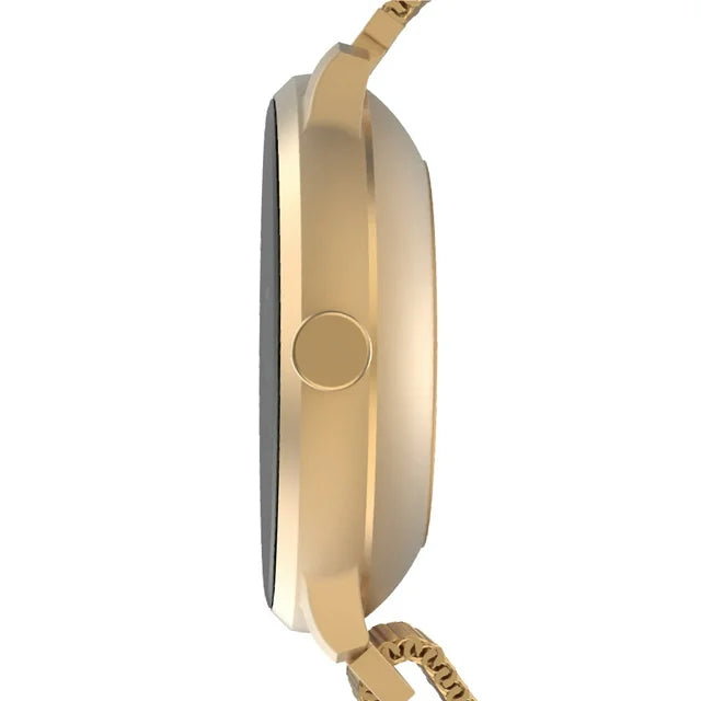 Itouch Sport 3 Smart Watch & Fitness Tracker, Women & Men, (43mm), Gold Mesh