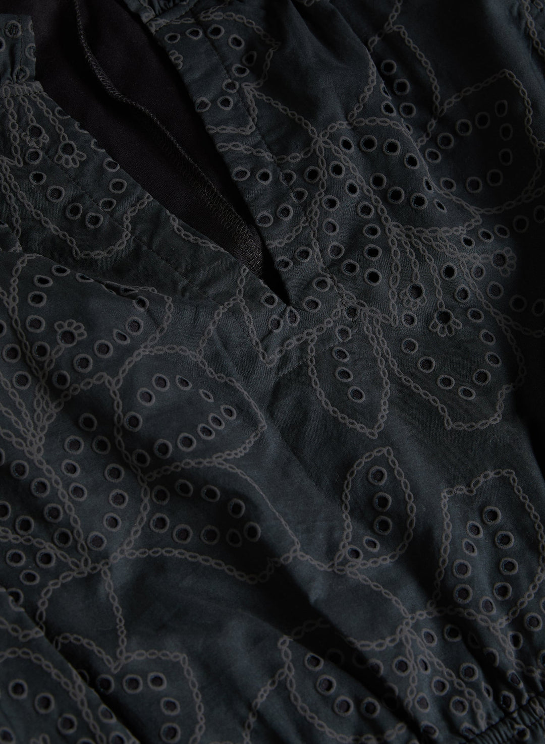 LAURA Sketched Floral Eyelet Dress