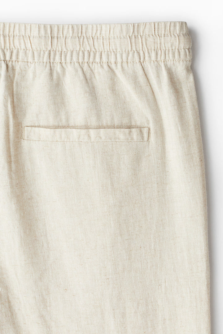 H&M Regular-Fit Linen-Blend Pants