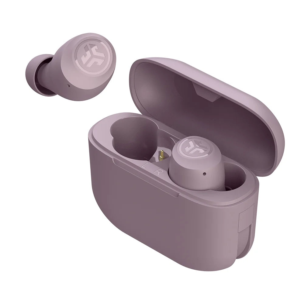 JLab Go Air Pop Bluetooth Earbuds, True Wireless with Charging Case, Lilac