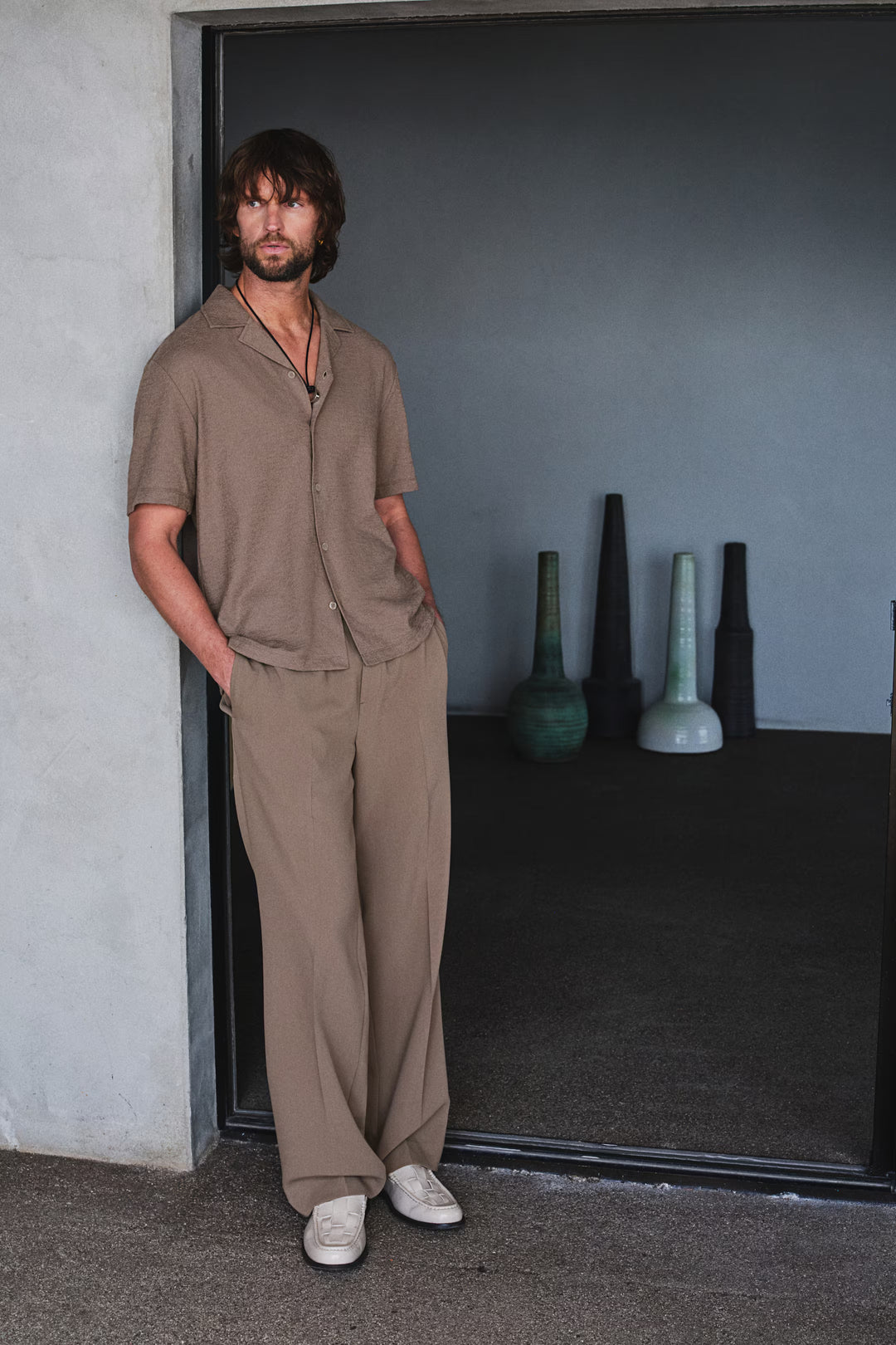 H&M Regular-Fit Jersey Resort Shirt