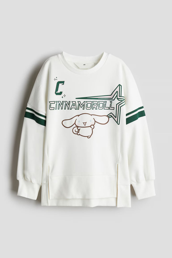H&M  Oversized Printed Sweatshirt