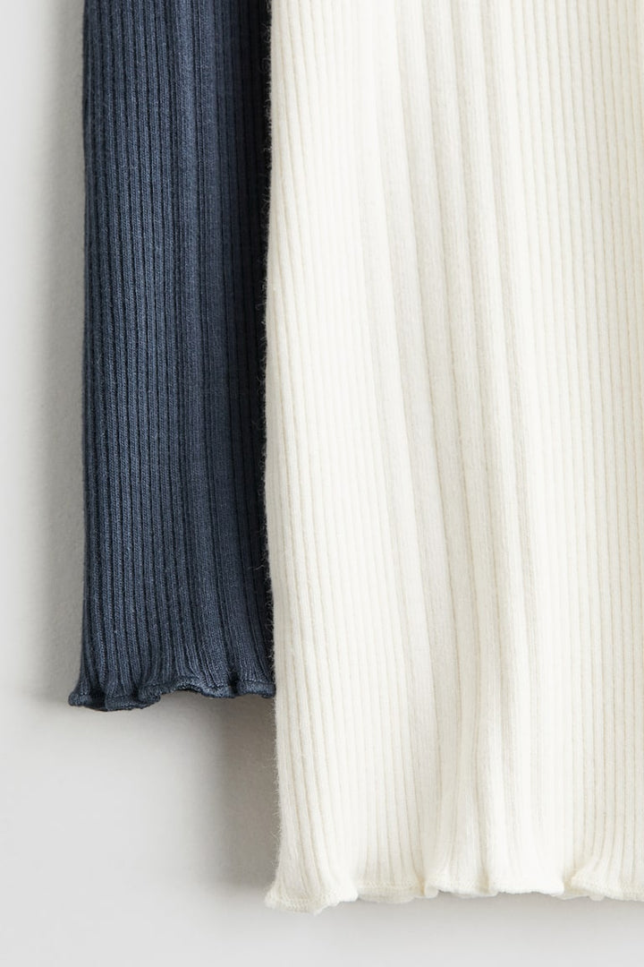 H&M 2-pack Ribbed Cotton Tank Tops
