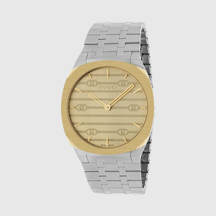 GUCCI 25H WATCH, 38MM