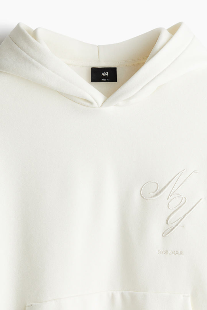 H&M Loose-Fit Printed Hoodie