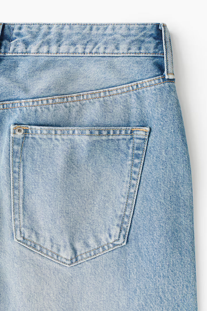 H&M Barrel-Leg Loose-Fit Jeans