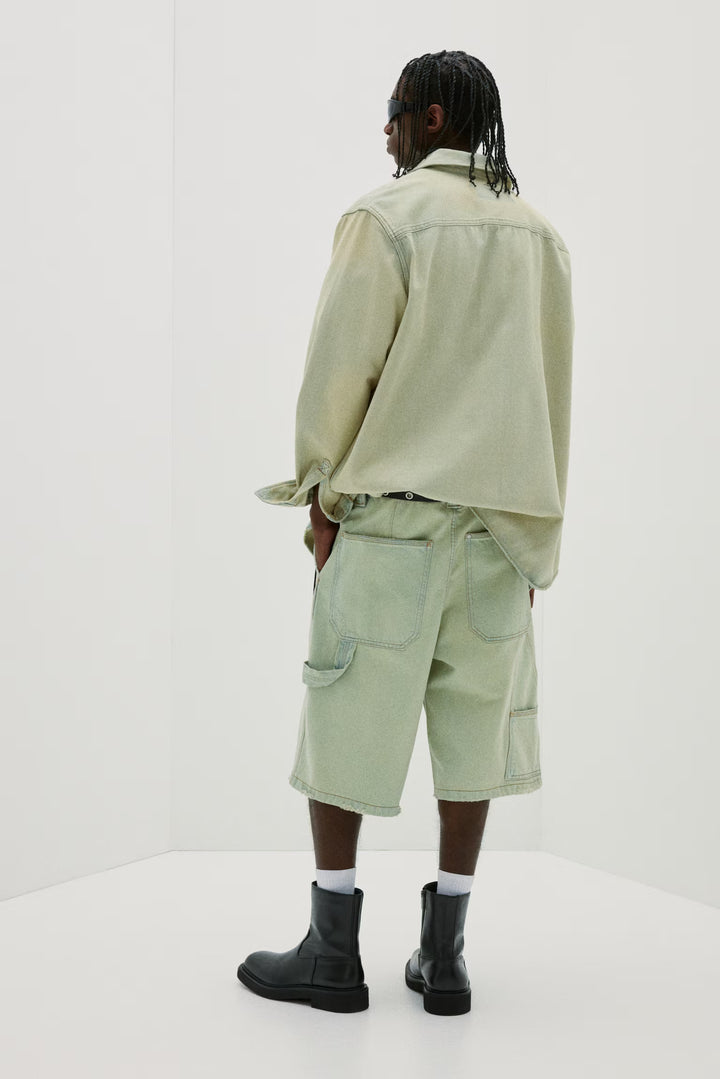H&M Baggy Denim Carpenter Shorts