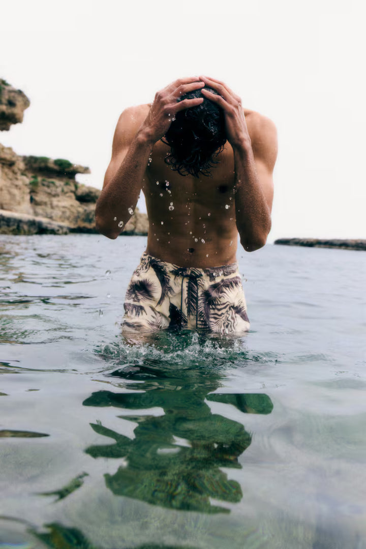 H&M Patterned Swim Shorts