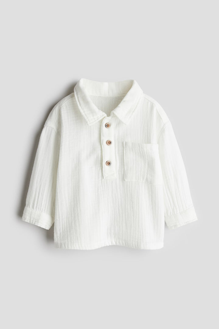 H&M Cotton Muslin Shirt