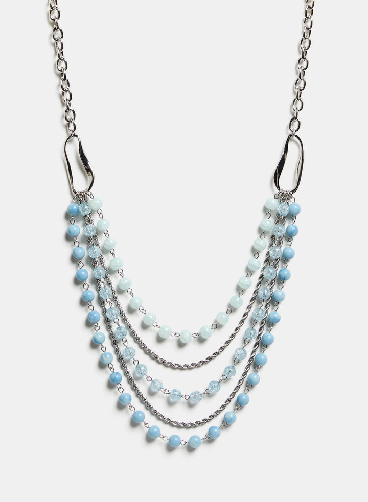 Laura Layered Mix Bead Necklace