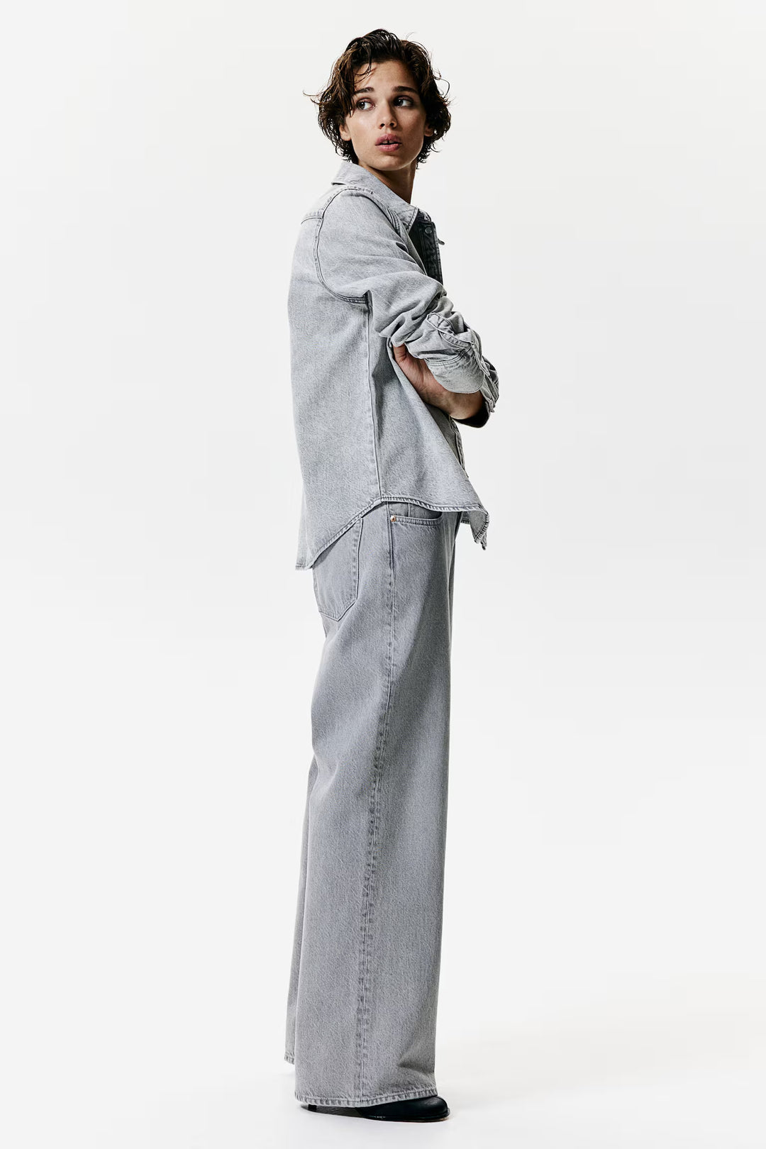 H&M Wide-cut Jeans