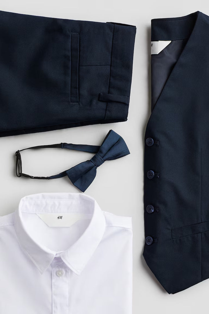H&M 3-piece Dressy Set with Bow Tie