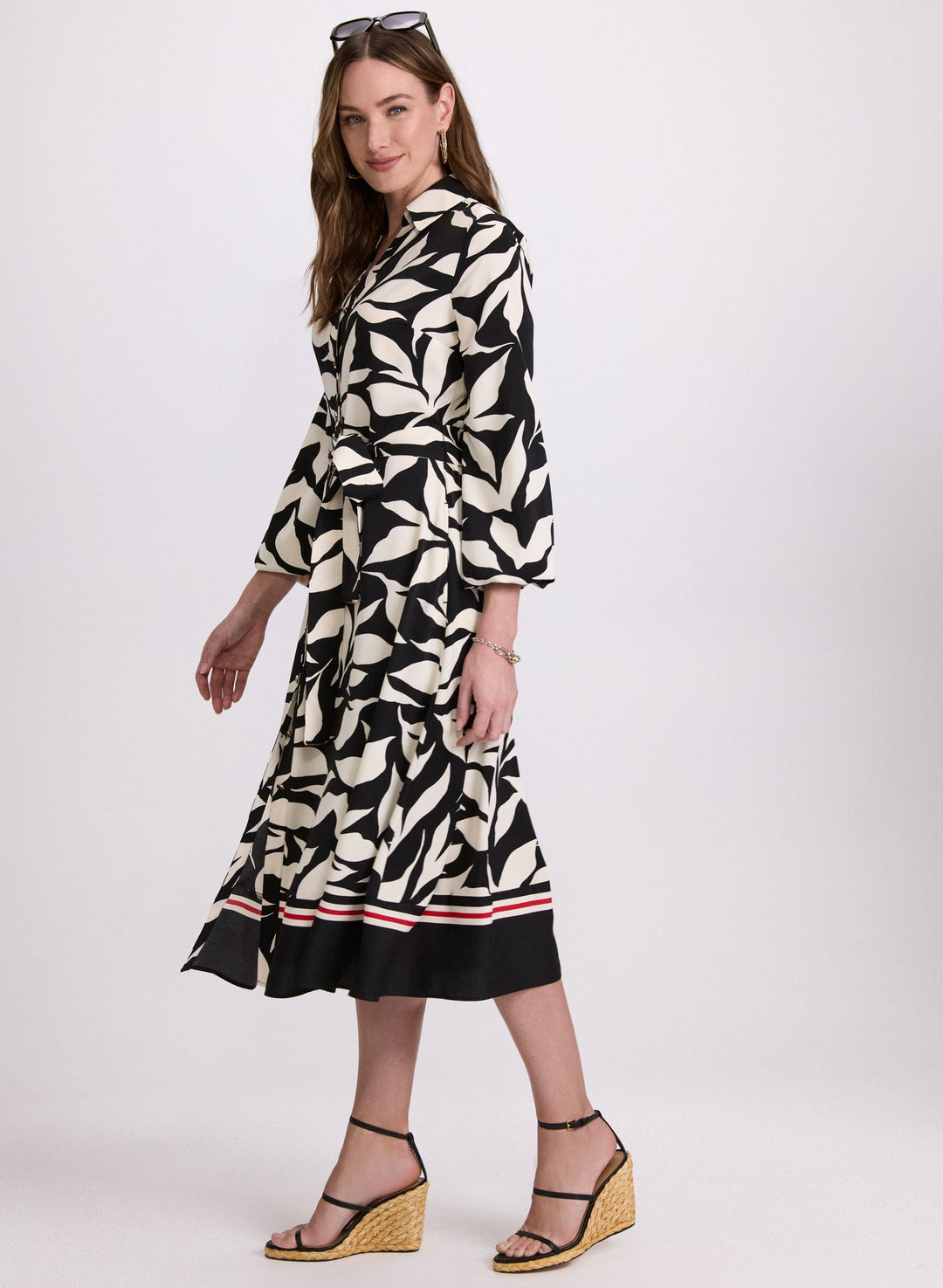 LAURA Floral Midi Dress