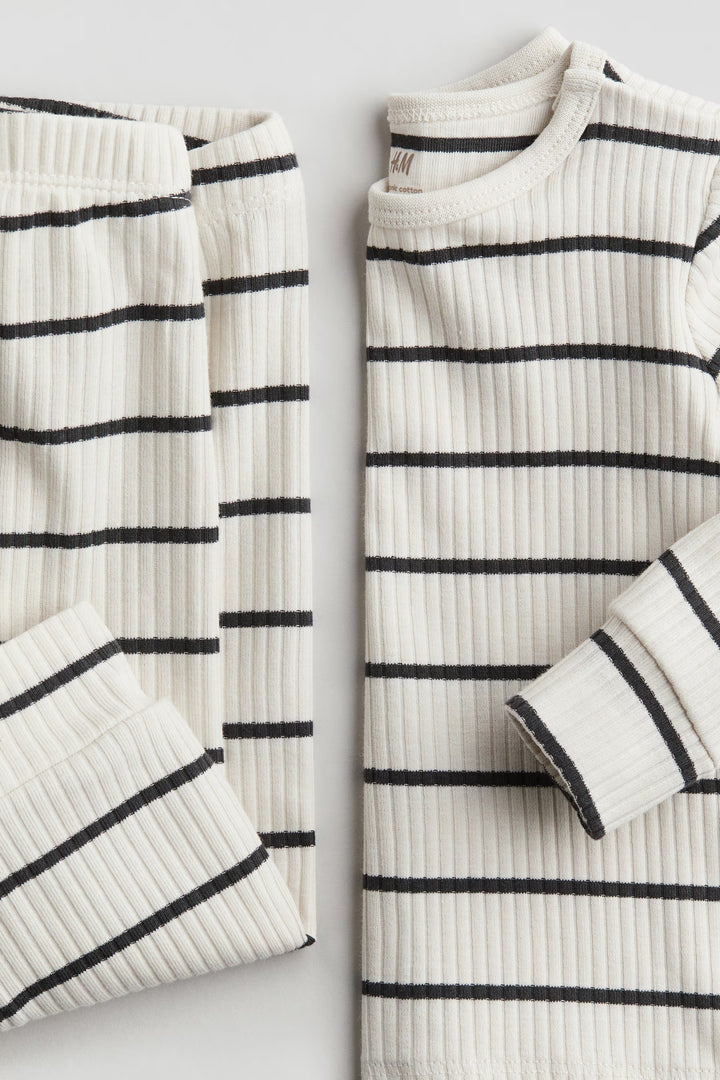 H&M Ribbed Cotton Set