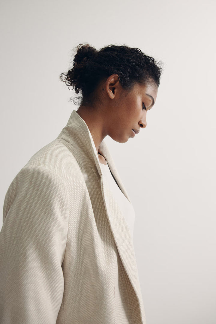 H&M Gathered-sleeve Jacket