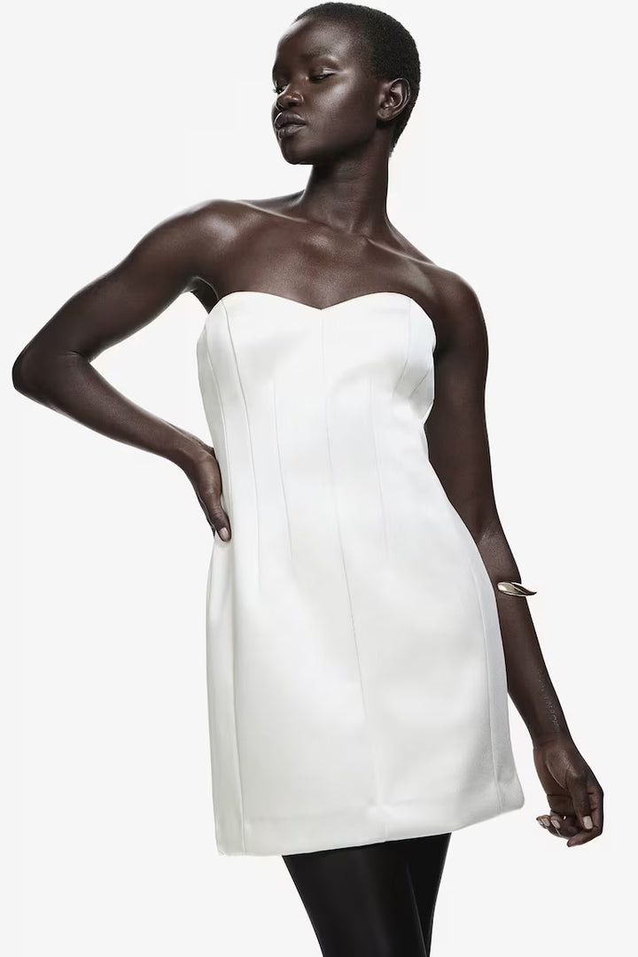 H&M Bandeau Mini Dress