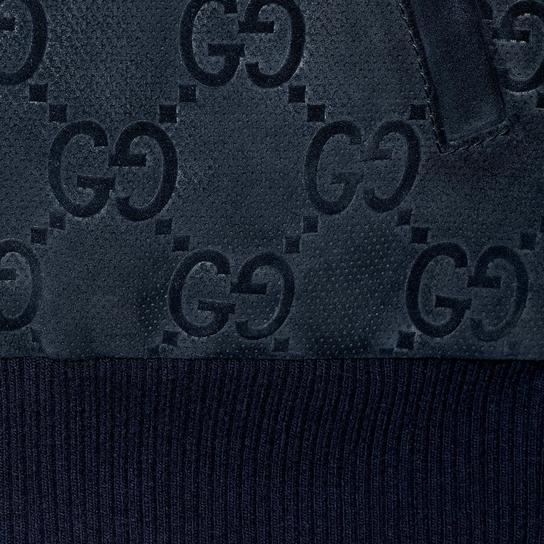 Gucci GG printed suede bomber jacket