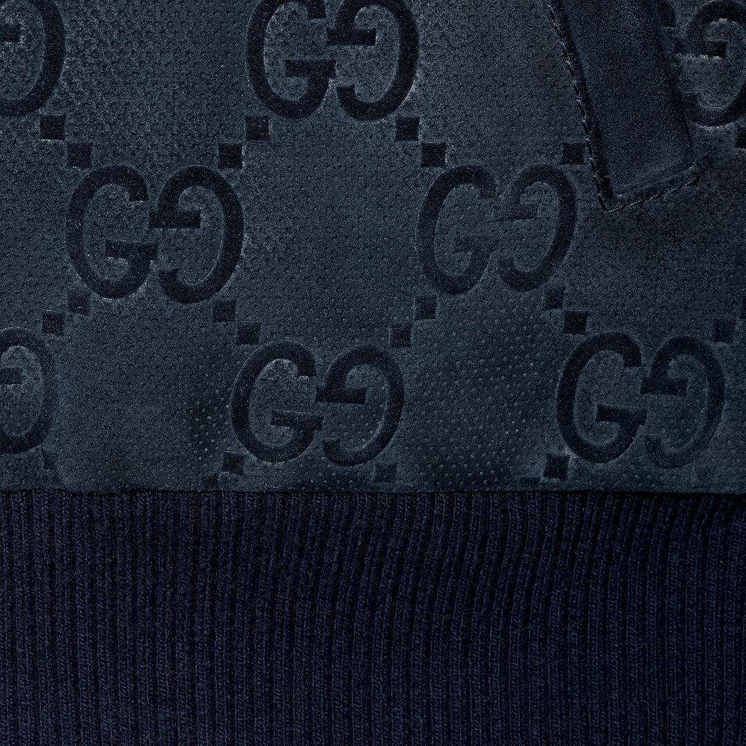 Gucci GG printed suede bomber jacket