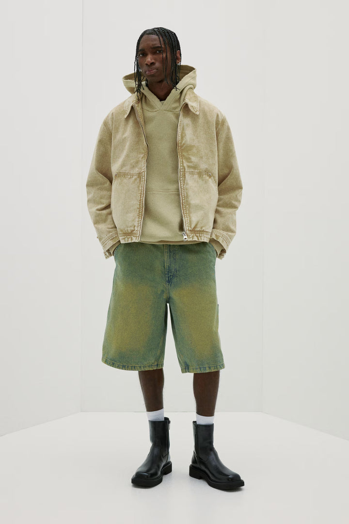 H&M Baggy Denim Carpenter Shorts