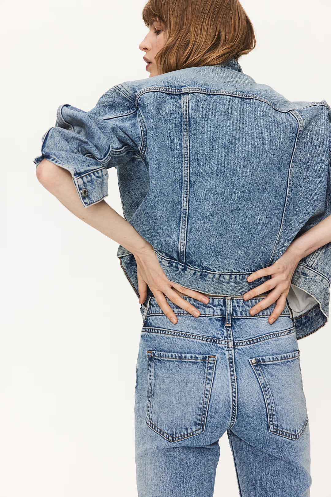 H&M Bootcut High Jeans