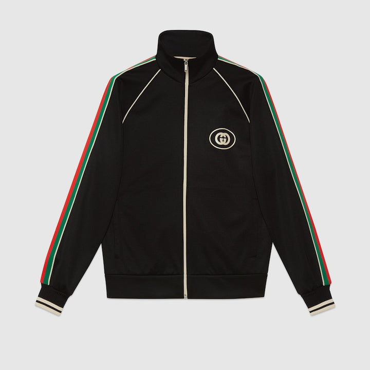 Gucci TECHNICAL JERSEY ZIP JACKET