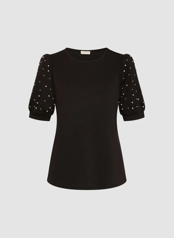 LAURA Pearl Detail Top