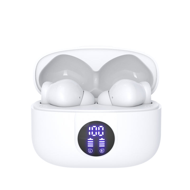 VEAT00L P91 Wireless Earbuds, Bluetooth Headphones V5.4 Stereo Ear buds with Noise Cancelling Mics, 60H Playback Mini Case with Dual LED Display, IP7 Waterproof in-Ear Earphones for Android iOS