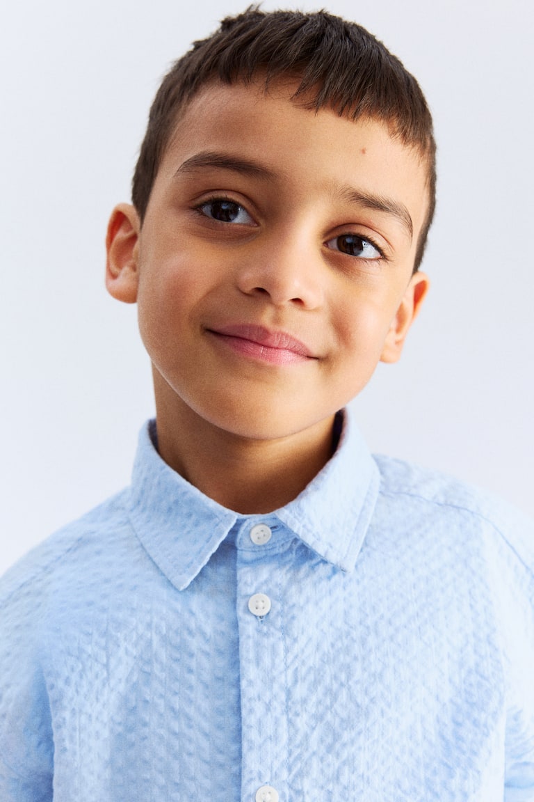 H&M Cotton Seersucker Shirt
