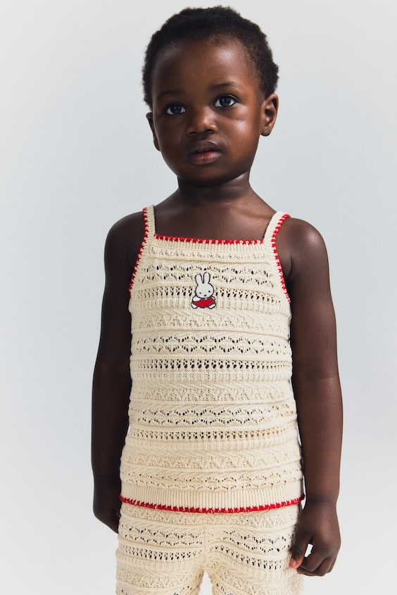 H&M 2-Piece Crochet-Look Set