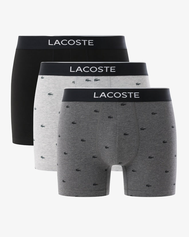 Lacoste Men's Boxer Briefs 3-Pack