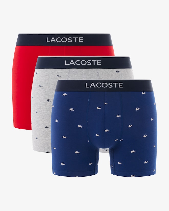 Lacoste Men's Boxer Briefs 3-Pack