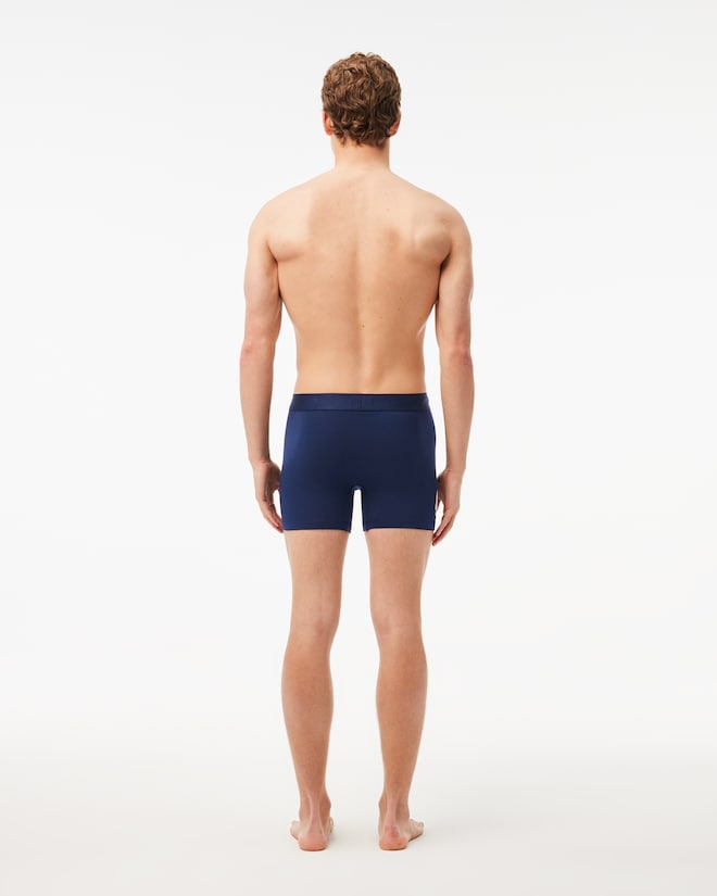 Lacoste Men's 3-Pack Cotton Boxer Briefs