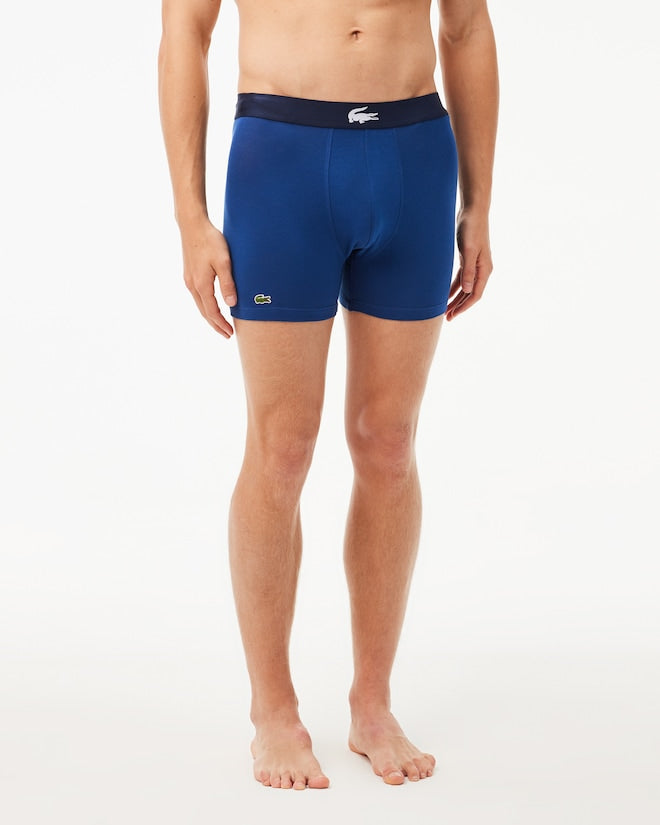 Lacoste Men's 3-Pack Cotton Boxer Briefs