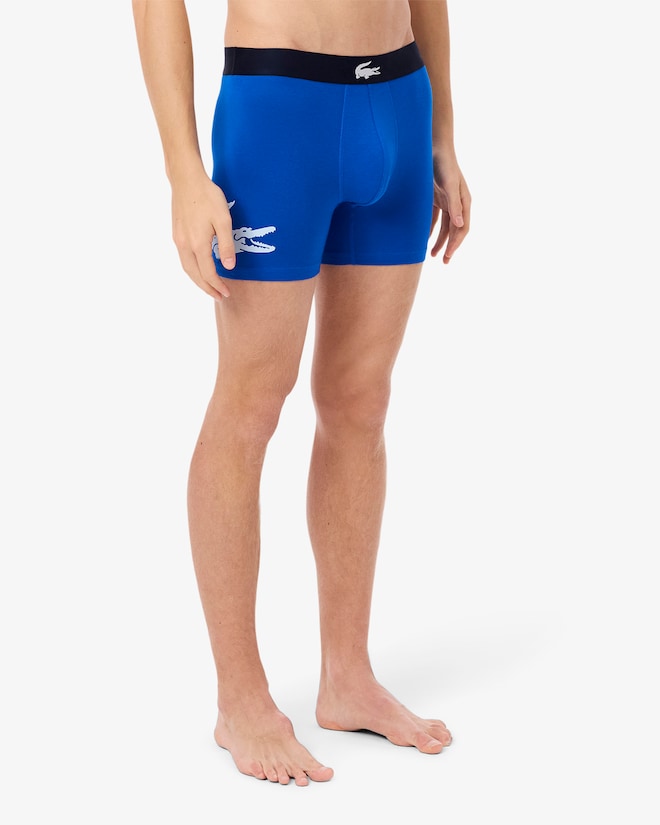 Lacoste Men's 3-Pack Cotton Boxer Briefs
