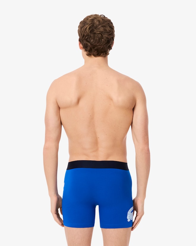 Lacoste Men's 3-Pack Cotton Boxer Briefs