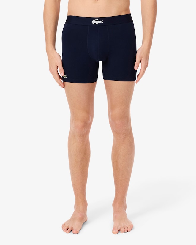 Lacoste Men's 3-Pack Cotton Boxer Briefs