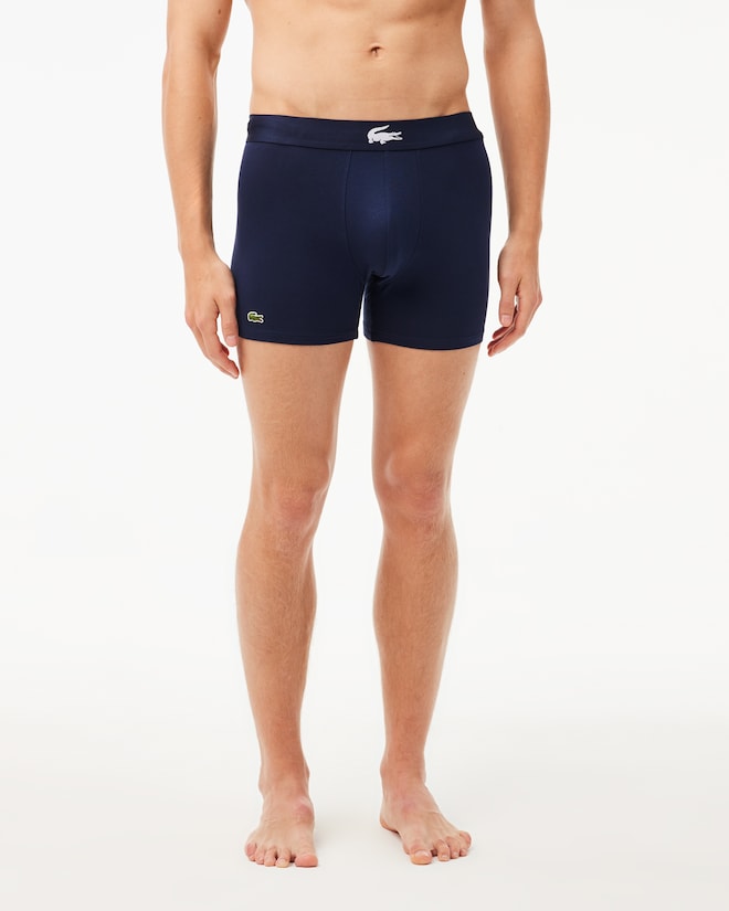 Lacoste Men's 3-Pack Cotton Boxer Briefs